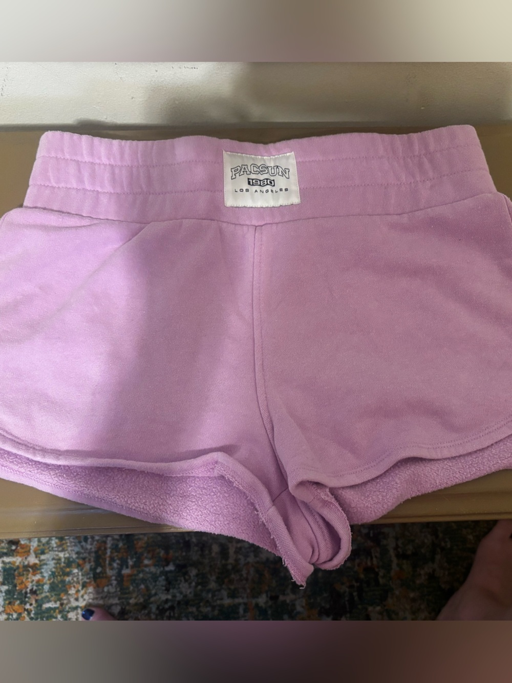Pacsun Girls' Lavender Terry Shorts